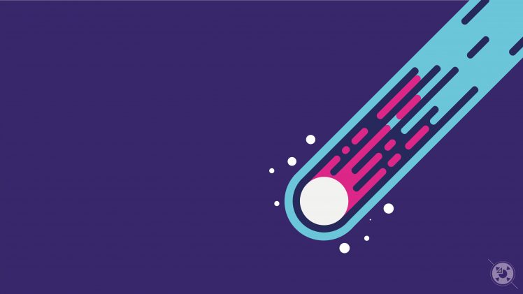 748x421 Vector, Circle, Space, Comet Wallpapers Hd Desktop And Mobile