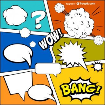 Comic Background Vector