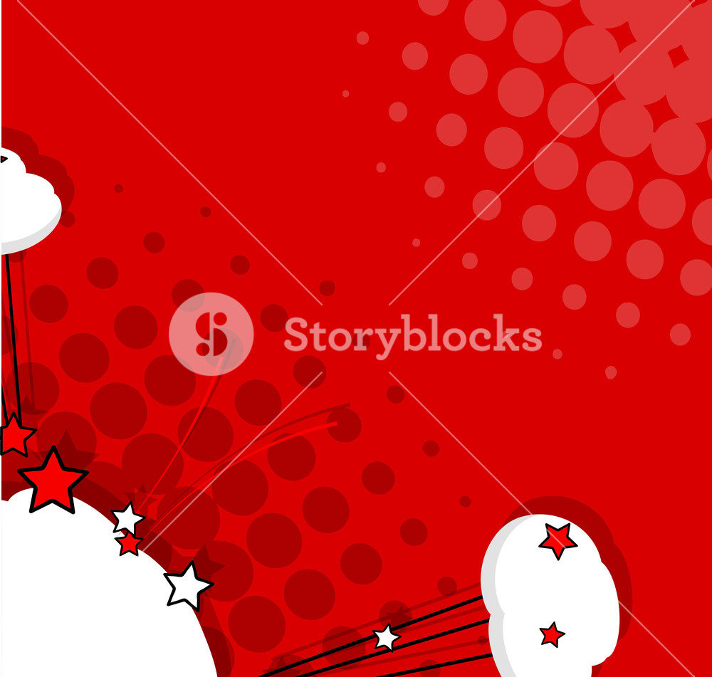 1000x951 Comic Clouds Stars Vector Background Royalty Free Stock Image