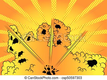 450x338 Comic Book Style Background. Vector Illustrated Cartoon, Comic