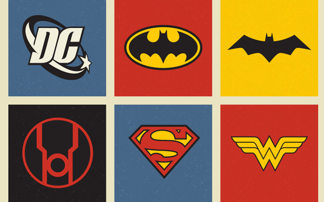 640x400 Free Retro Dc Comics Vector Logo Icons