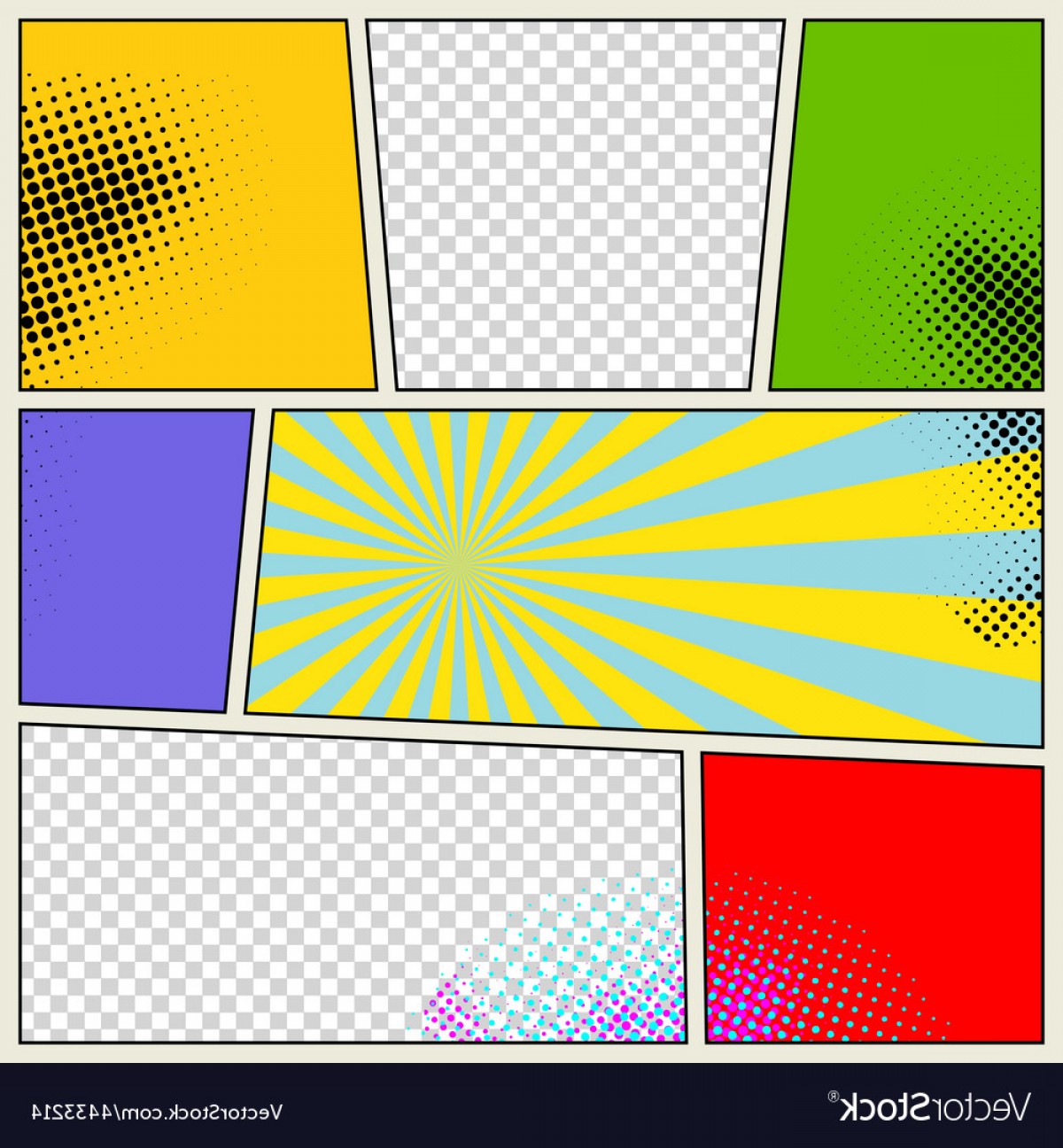 1200x1296 Retro Comic Book Background Vector Shopatcloth