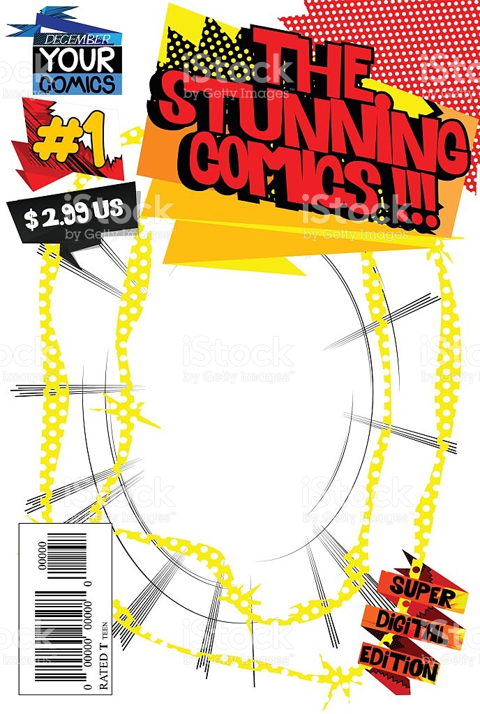 688x1024 Collection Of Comic Book Cover Clipart High Quality, Free
