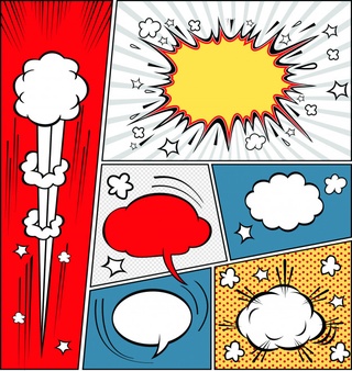 320x338 Comics Clipart Vector