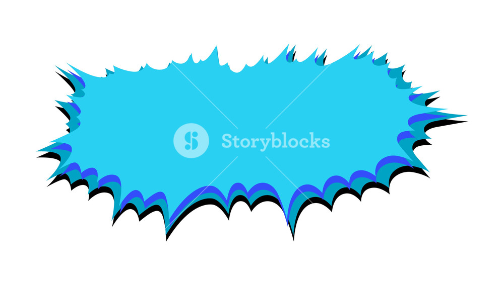 1000x567 Retro Comic Vector Burst Banner Royalty Free Stock Image