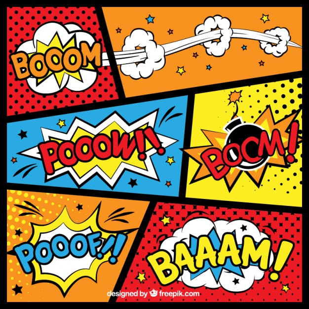 626x626 Comic Backgrounds Vector Free Download