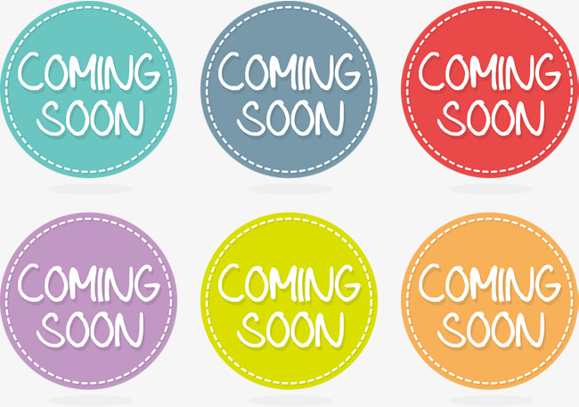 650x457 Cute Comingsoon Vector, Round, Childlike, Label Png And Vector For