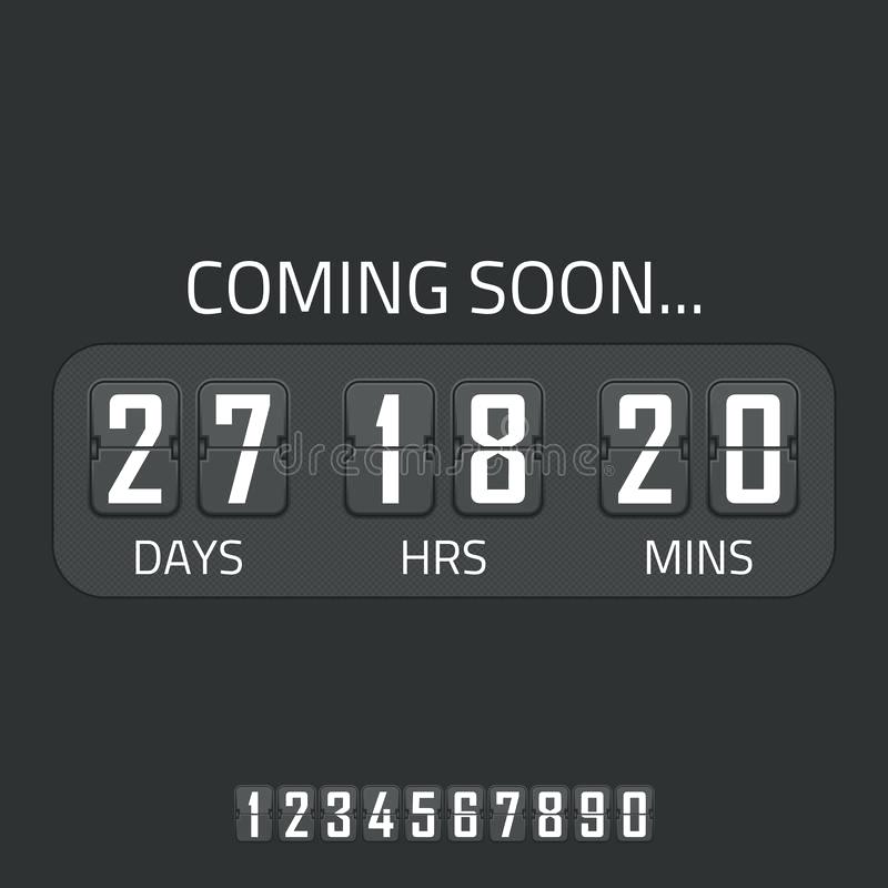 800x800 Free Website Coming Soon Template With Countdown Animated