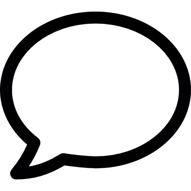 626x626 Comment Bubble Outline Icons Free Download
