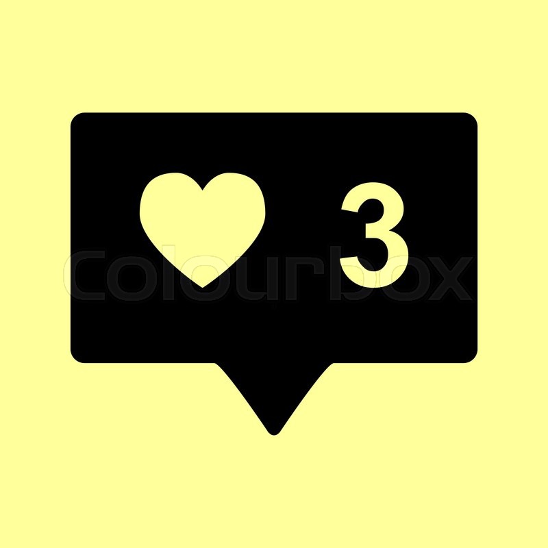 800x800 Like And Comment Sign. Flat Style Icon Vector Illustration