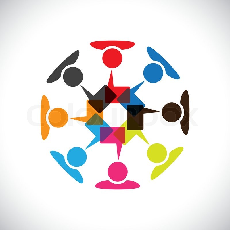 800x800 Concept Vector Graphic Social Media Interaction Amp Communication