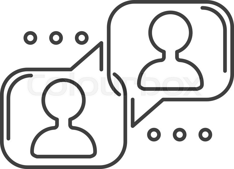 800x580 Speech Bubble Icon Communication Symbol Talk Element Message Chat