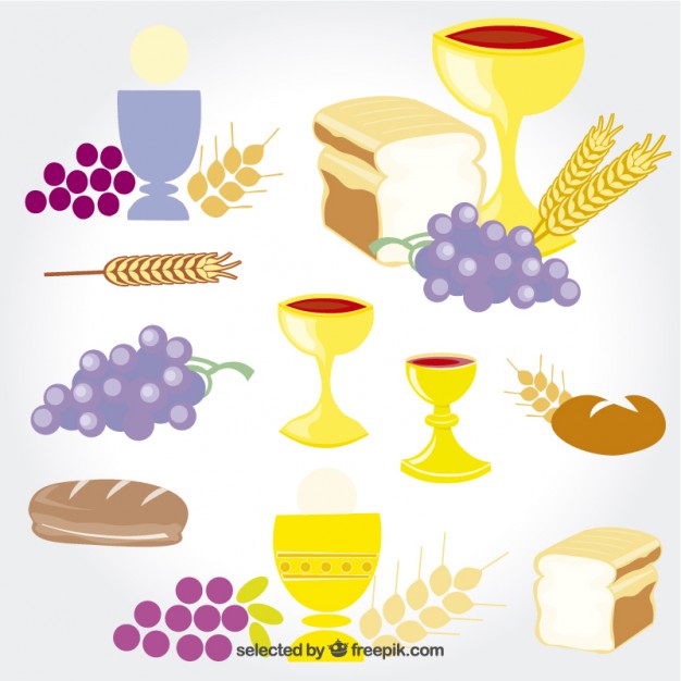 626x626 First Communion Elements Vector Free Download