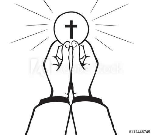 500x445 Holy Communion Vector