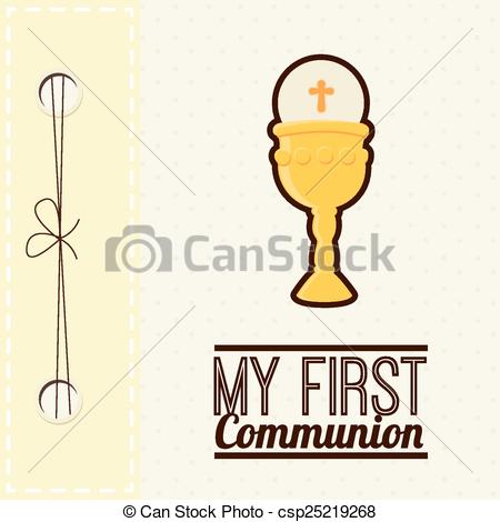 450x470 My First Communion Design, Vector Illustration Eps10 Graphic