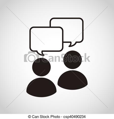 450x470 Social Media Community Icon Vector Illustration Design.