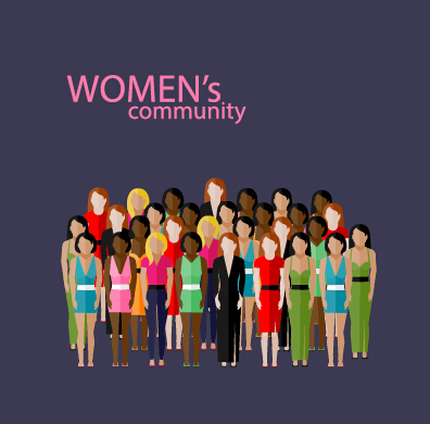 396x390 Community People Vector Template Design 01 Free Download