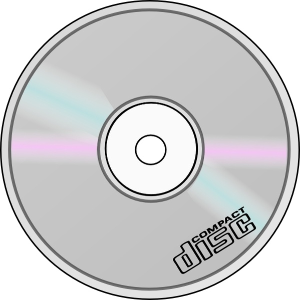 599x600 Compact Disc Clip Art Free Vector In Open Office Drawing Svg