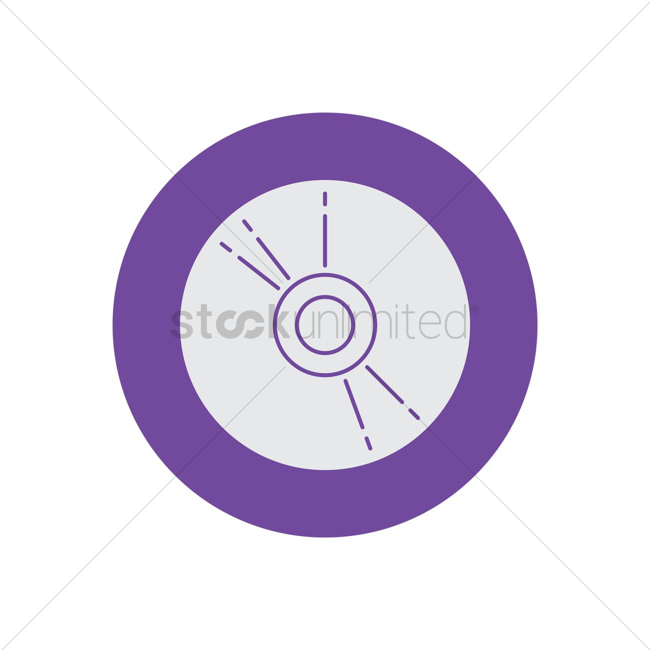 1300x1300 Compact Disc Vector Image