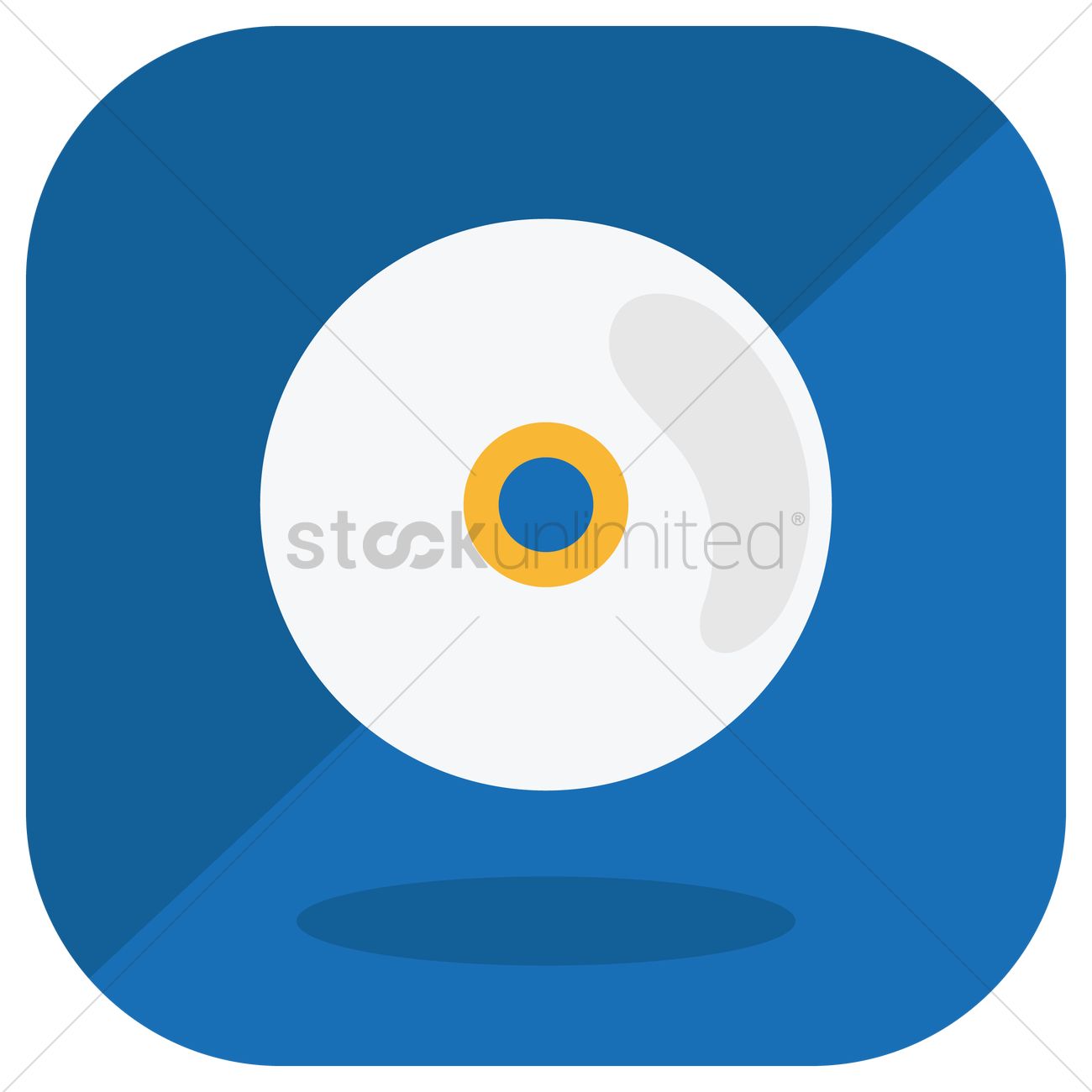 1300x1300 Free Compact Disc Vector Image