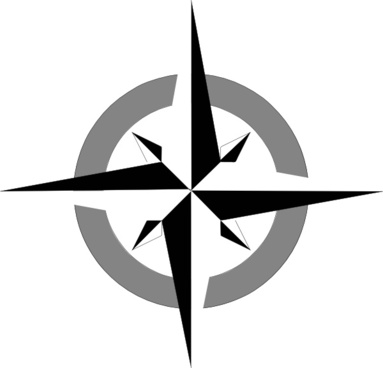 383x368 North Arrow Compass Free Vector Download (3,403 Free Vector) For