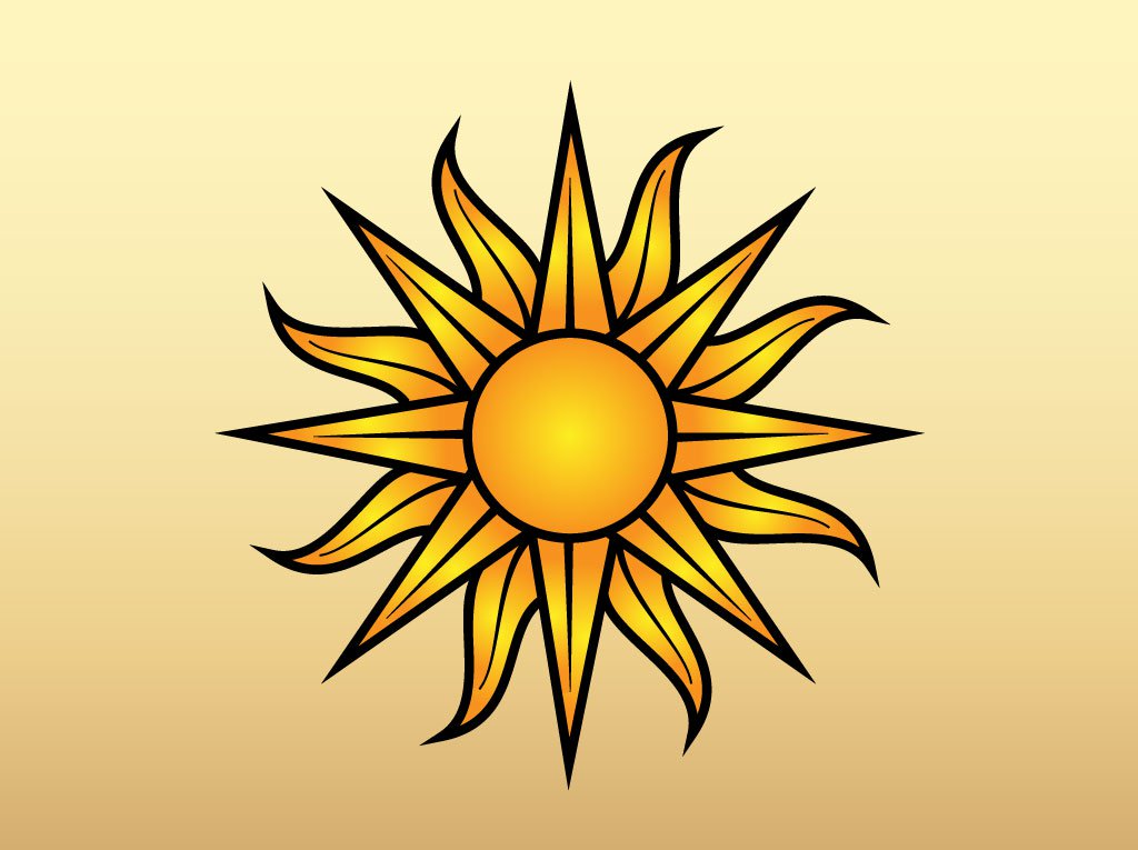 1024x765 Sun Vector Graphic Vector Art Amp Graphics