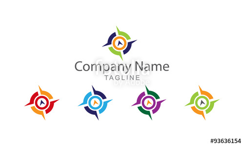500x300 Compass Logo Vector Stock Image And Royalty Free Vector Files On