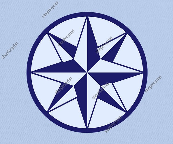600x500 Compass Rose Vector Set