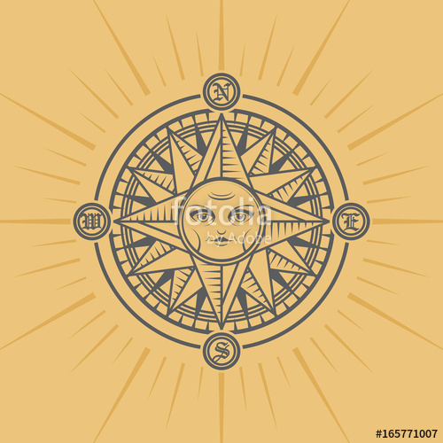 500x500 Compass Rose, Vector Stock Image And Royalty Free Vector Files On