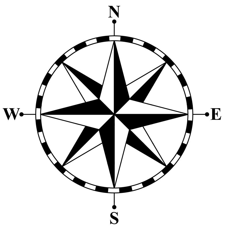 800x800 Vector Clipart Compass
