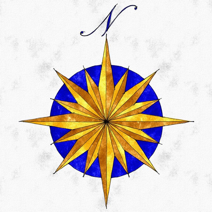 736x736 Compass Clipart Wind