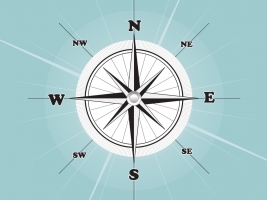 267x200 Compass Rose Free Vector Graphic Art Free Download (Found 1,683