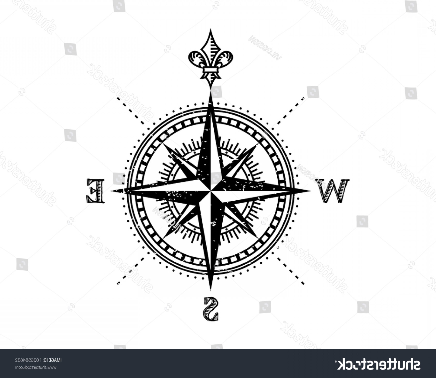 1800x1560 Find Way Classic Circle Compass Symbol Shopatcloth