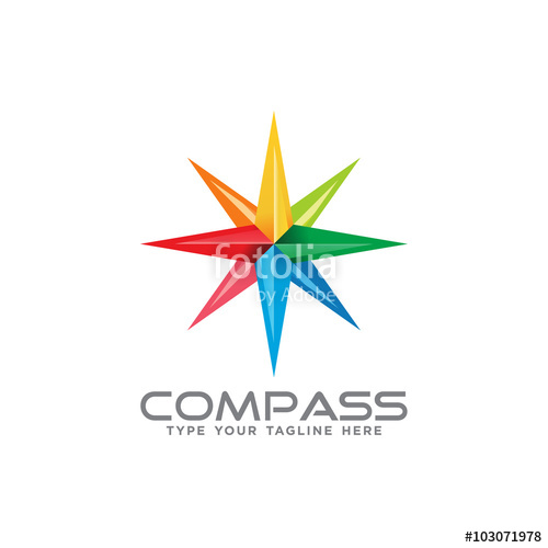 500x500 Compass Star Logo Stock Image And Royalty Free Vector Files On