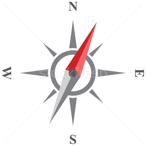 600x600 Compass Vector Icon. Vector Illustration Borys Shevchuk