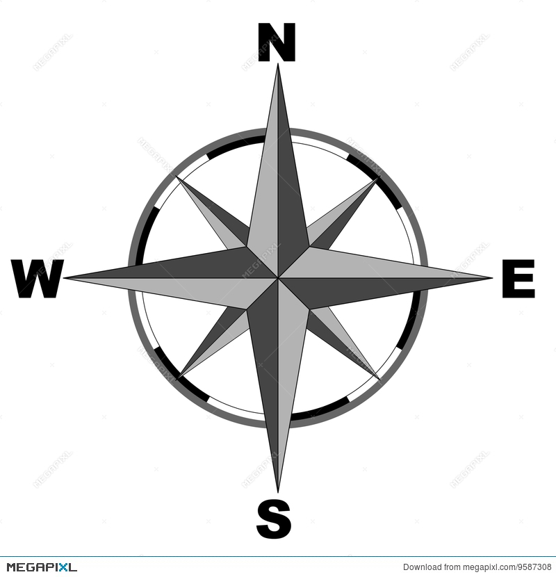 800x830 Compass (Vector) Illustration 9587308
