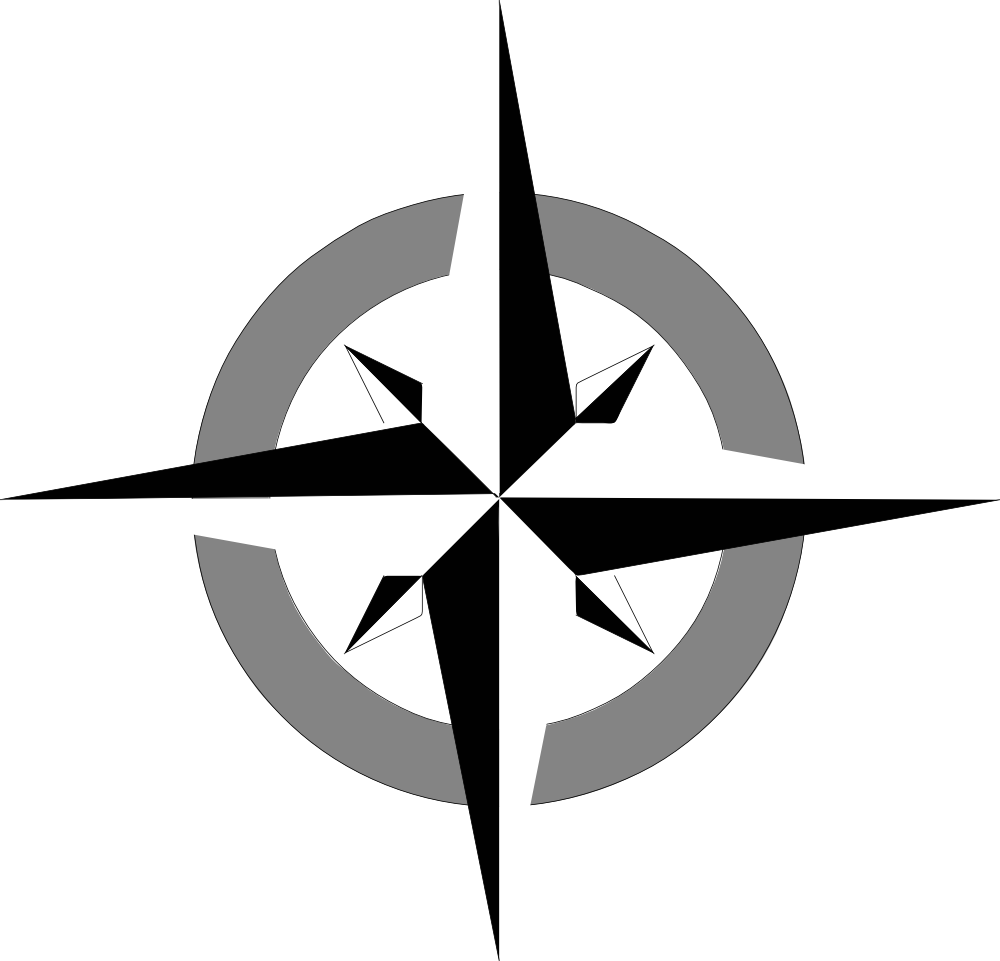 1000x961 Compass Vector Art