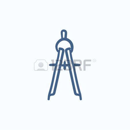 450x450 Drawn Compass Vector