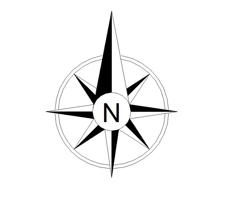 787x696 Compass Clipart North Arrow