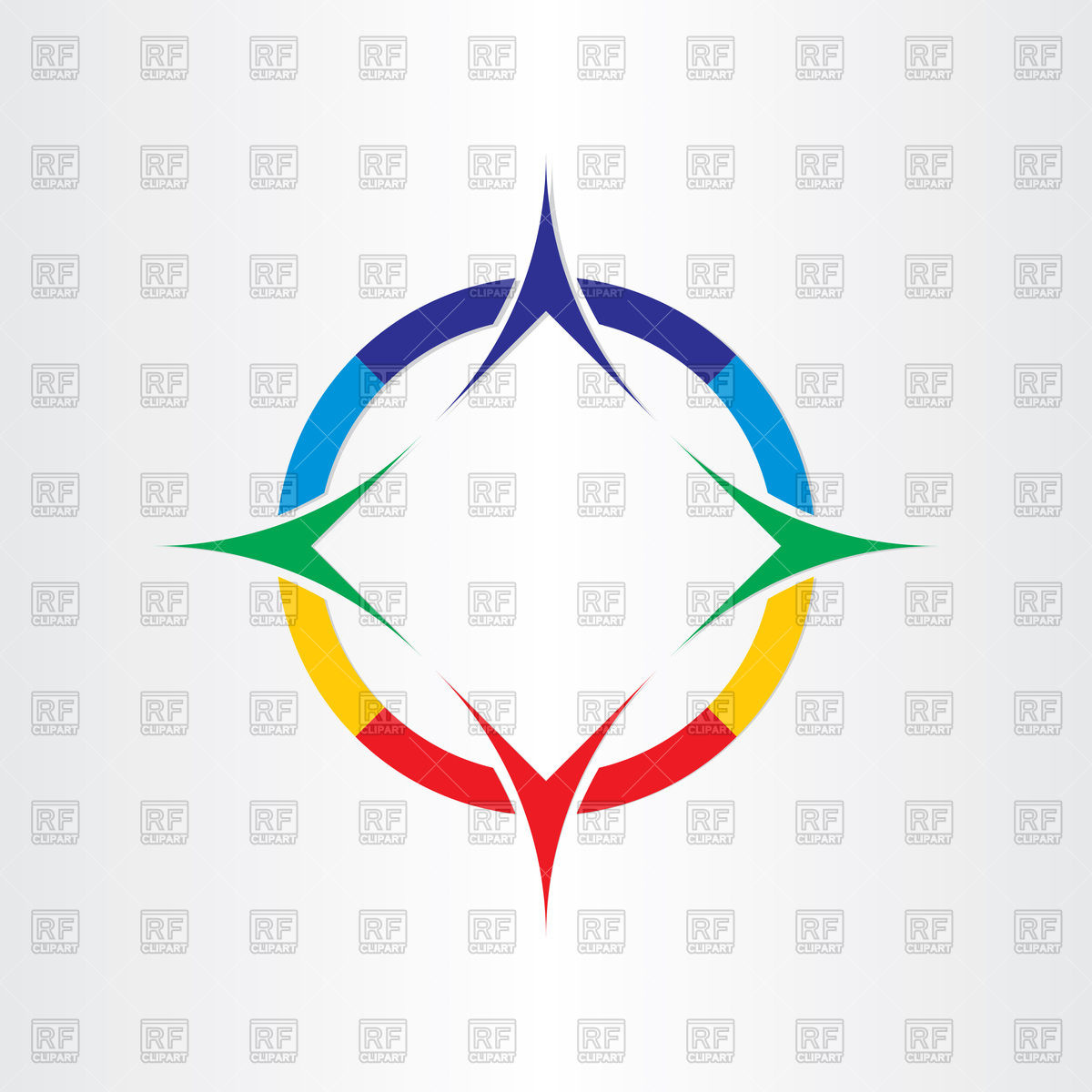 1200x1200 Compass Decorative Icon Vector Image Vector Artwork Of Signs