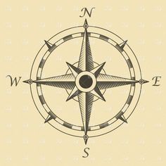 236x236 Free Compass Vector Image Printsamppatternsamprepeats