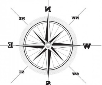 336x280 Vector Compass Vector Art