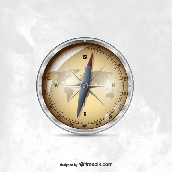 600x600 Compass Illustration Free Vector Free Vectors Ui Download