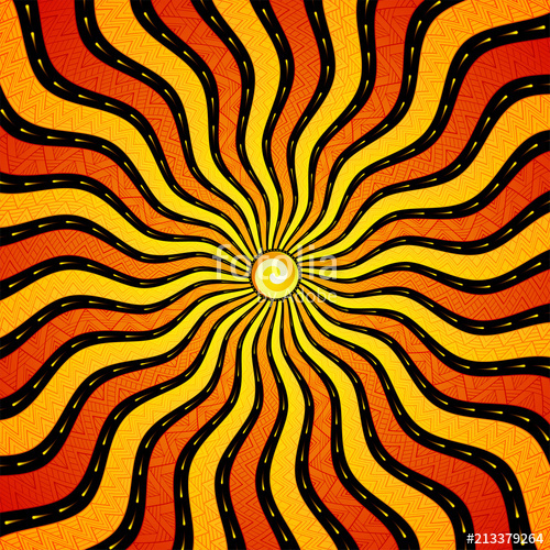 500x500 Divinely Mandala With Symbol Sun Complex Sacred Geometry, Tribal