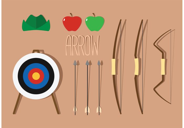 700x490 Free Vector Compound Bow Vector Pack