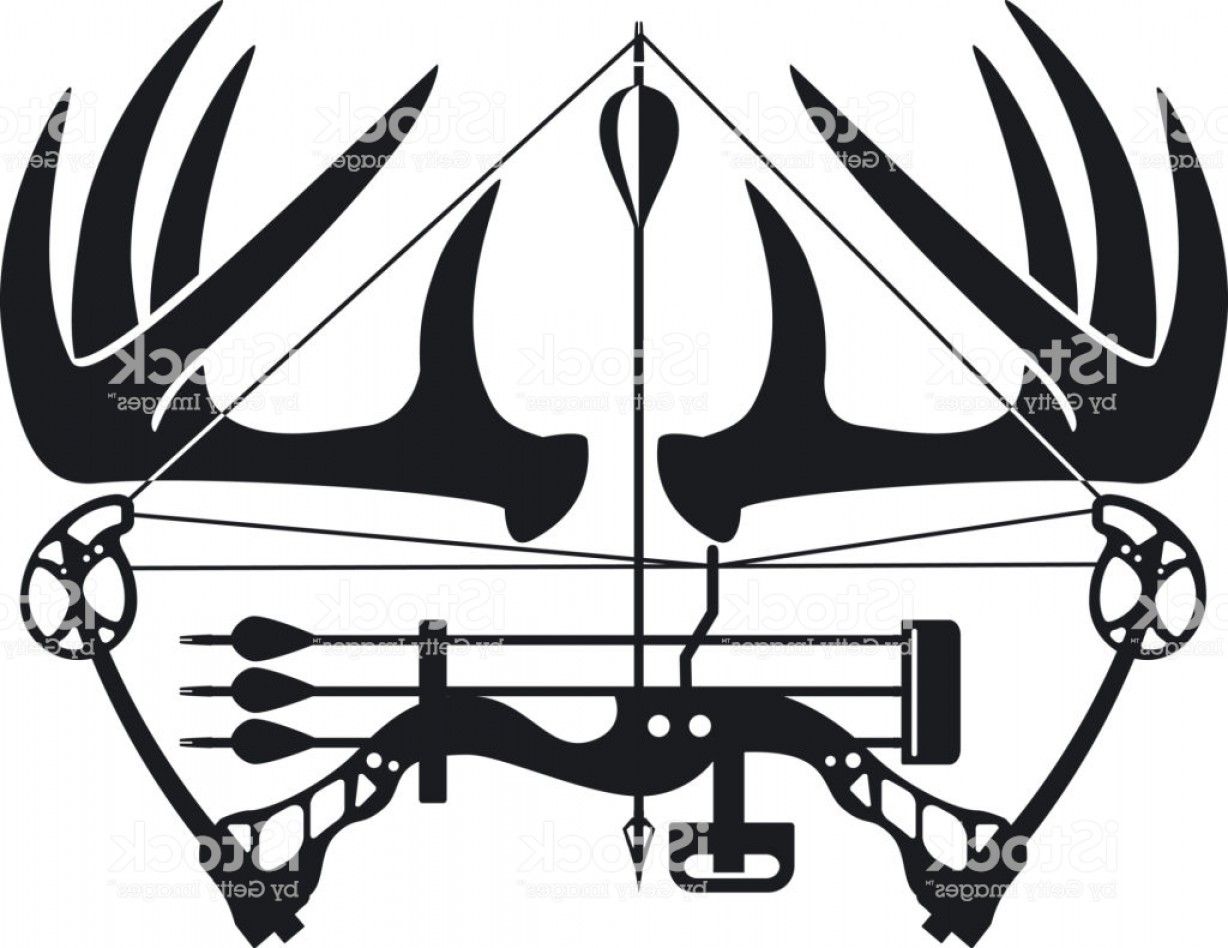 1228x948 Whitetail Buck Antlers And Compound Bow Gm Shopatcloth