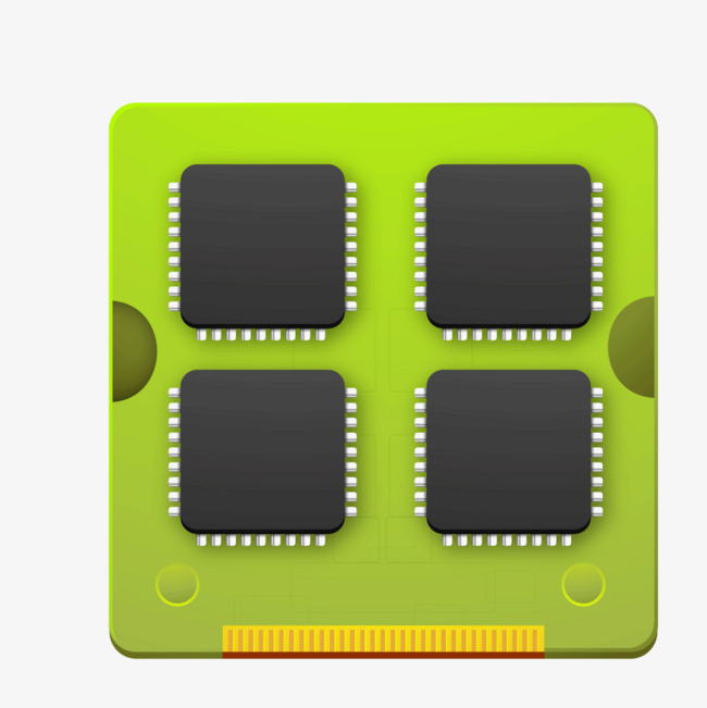 650x651 Green Computer Chip Texture, Green Vector, Computer Vector