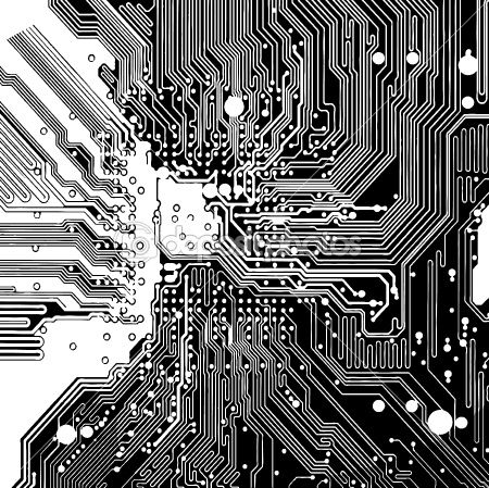 450x449 Computer Circuit Board (Vector) Jeffersonian In 2018