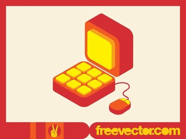 600x448 Computer Icon Free Vector 123freevectors