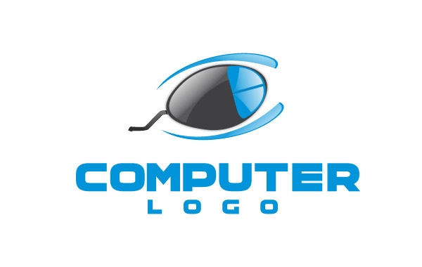 600x380 Computer Company Logo Free Vector Logo Template Computer Logo